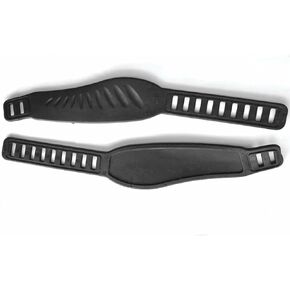 Life Fitness Stationary Bikes Long Pedal Straps (Pair) | (2" W x 12-1/2" L) Universal Replacement for Excersise Bike Bicycle Cycle Home Gym | Fits Most Bike Pedals | Heavy Duty Adjustable.