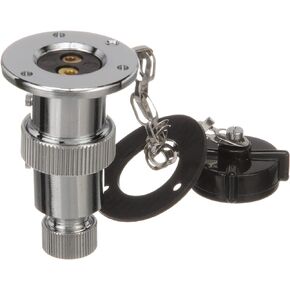 Seachoice 10161 Deck Connector – Watertight Fitting – 1-1/2 Inch Flange Diameter – 3 Amps at 12V
