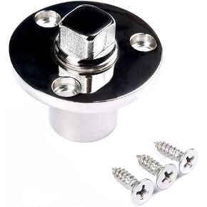 Mxeol Boat Garboard Drain Plug Marine Stainless Steel Bilge Plug Kit