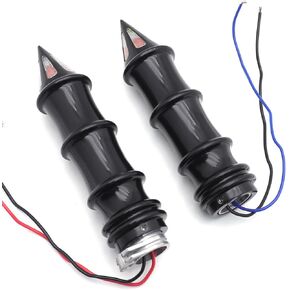 HTTMT MT291-017-1''- Motorcycle Hand Grips 1" Turn Signals Fit Compatible with Harley Xl Sportster 1200 Custom Cd