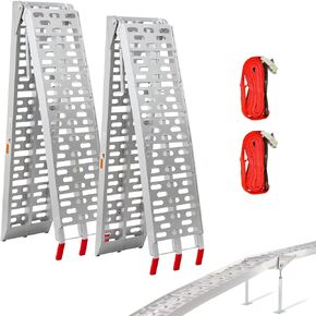 PENSUN Truck Loading Ramps, 7.5FT Folding Ramps, Upgrade Aluminum Portable ATV UTV Ramps, Motorcycles Ramps for Dirt Bikes, Lawnmowers, Golf Cart with 1500Ibs Max Load / 2Pcs