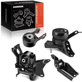 A-Premium 4PCS Engine Motor Mount Transmission Mount Torque Strut Mount Set Compatible with Toyota Yaris 2006-2011 2015-2017 L4 1.5L, Automatic Transmission, Replace# A4254 A62087 A62044 A4237