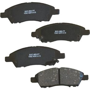 Bendix Premium Front Brake Pad Set for Nissan Versa 2015-2012, Versa Note 2015-2014- (SBC1592)