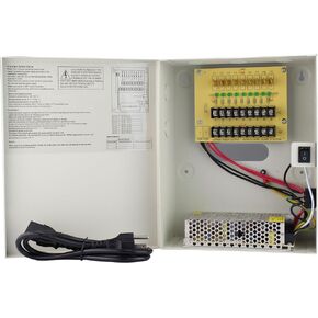 10 Amp 9-Port CCTV Power Box