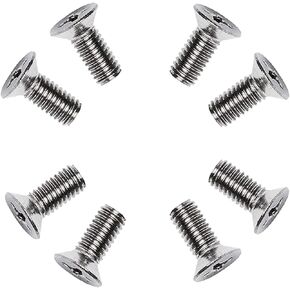 8 Pack Front/Rear Disc Brake Rotor Stainless Steel Retaining Screws FITS Acura MDX, TL, TLX, RDX,NSX AND MORE - Honda Accord, Civic, CR-V, Crosstour, Odyssey, Pilot, AND MORE 1980-2021, 93600-06014-0H