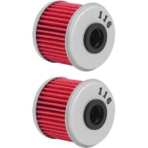 Motorcycle Oil Filter for Polaris Sportsman Ace/ETX 325 2015 / Ranger ETX 325 2015 2016 / Honda CRF150R 2007-2020 / CRF250R 2004-2020 / CRF450R 2002-2020 / TRX450R 2004-2013