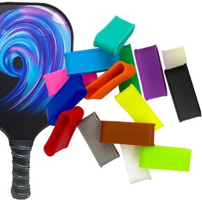 13 Pack Tennis Racket/Pickleball Paddles Handle Rubber/Silicone Ring Stretchy/Grip Finishing Ring-for securing Grip on Rackets or Handles/Racquet Grips Overgrip