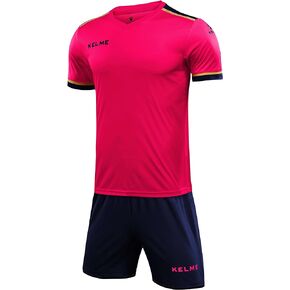 KELME Soccer Jersey Uniform Set Kids Adults Boys Girls - Soccer Jersey and Shorts Athletic Sport Team Youth Football Jersey