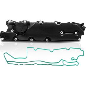 A-Premium Engine Valve Cover, PCV Oil Trap, with Gasket, Compatible with Volvo S60 2011-2016, S80 2008-2015, V60 2015-2016, XC60 2010-2016, XC70 2009-2015, L6 3.0L Turbo, Replace # 264-933, 31319643