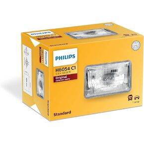 Philips H4666C1 Standard Halogen Sealed Beam headlamp, 1 Pack