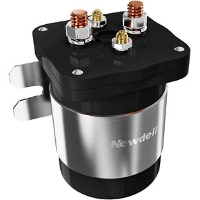 Continuous Battery Relay Isolator, Newdeli 12V 200Amp Mobile Audio Continuous Relay and Battery Isolator,4 Terminal High Current Relay