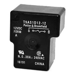 T9AS1D12-12 12VDC 30A SPST-NO 30A PCB 4Pins Power Relay for Dryer Control Board Replacement Relay for Safe and Easy Circuit Protection and Equipment Protection