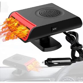 Car Heater - 2024 new upgrade 12V 150W Fast Heating Car Defroster,2-in-1 Automobile Cigarette Lighter Heater & Cooling Fan for All Cars