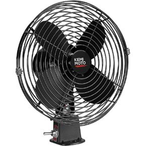 مروحة تبريد KEMIMOTO 12 فولت متوافقة مع UTV، السيارة، الشاحنة، RV، الحافلة، الشاحنة، شفرة مروحة 8 بوصة ومفتاح سرعتين متوافق مع Polaris RZR، Can-Am X3، Can-Am Maverick، Kawasaki in Kuwait