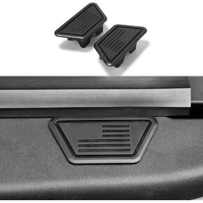 Linskip Bed Rail Covers Compatible with Dodge RAM 1500 2500 2019 2020 2021 2022 2023, RAM Stake Pocket Covers, RAM Exterior Accessories(Flag Pattern)