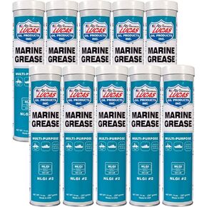 LUCAS Oil Multi-Purpose Marine Grease (14 Oz) - 10 Pack