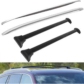 2 Pcs Roof Rack Cross Bars for Honda Pilot 2016 2017 2018 2019 2020 2021 2022 Top Roof Rails Luggage Carrier Black Aluminum in Kuwait