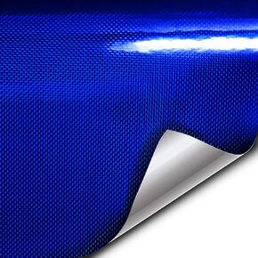 VViViD+ Holographic Weave High-Gloss Vinyl Car Wrap (1ft x 5ft, Blue)
