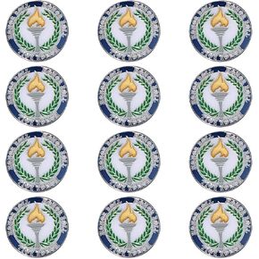 دبابيس جائزة أوراق الغار والشعلة، عبوة من 12 قطعة in Kuwait