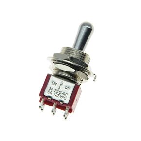 SALECOM Guitar Fat Bat Toggle Switch DPDT 2 Way ON ON with 2 Mini ON ON Toggle Switches