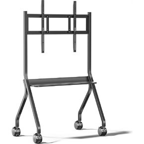 Smart Board Stand with Wheels, Mobile Rolling Interactive Whiteboard Stand with Wall Mount for 55"– 86"