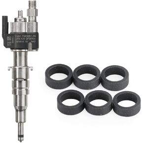 Areyourshop 6PCS Fuel Injectors Repair Seals for BMW N54 (135i, 135iS, 1M, 335i, 335is, 335xi, 535i, 535xi, X6, Z4), N63 (550i, 750i, 750Li, X5), S63 (M5, M6, X5M, X6M)
