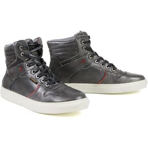 حذاء Milwaukee Leather MBM9153 للرجال من الجلد الرمادي العتيق عالي الجودة لركوب الشوارع مقاوم للماء - 9