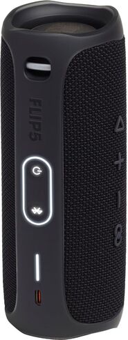 JBL Flip 5 Waterproof Wireless Portable Bluetooth Speaker - TT - Black in Saudi Arabia