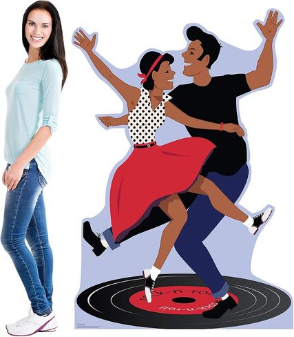 Cardboard People 50's Car Life Size Cardboard Cutout Standup in Kuwait