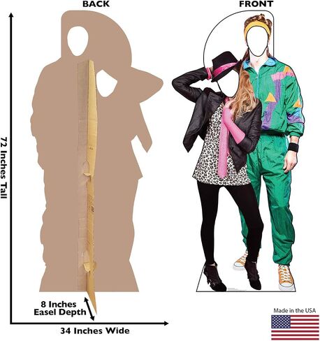 Cardboard People 50's Car Life Size Cardboard Cutout Standup in Kuwait