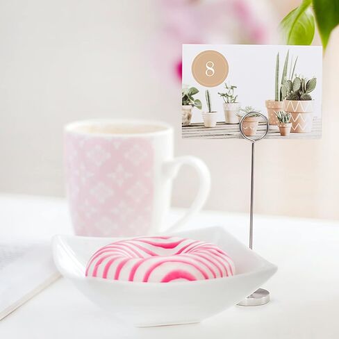 4 قطع حامل أرقام الطاولة، حامل صور، حامل مكتبي لبطاقات زفاف عيد الميلاد، بطاقات هدايا المكتب، لافتة الطاولة، لافتات الطعام، عرض الصور (3.9 بوصة، 5.9 بوصة، 7.9 بوصة، 9.8 بوصة) in Kuwait