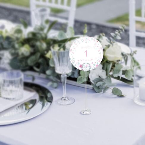 4 قطع حامل أرقام الطاولة، حامل صور، حامل مكتبي لبطاقات زفاف عيد الميلاد، بطاقات هدايا المكتب، لافتة الطاولة، لافتات الطعام، عرض الصور (3.9 بوصة، 5.9 بوصة، 7.9 بوصة، 9.8 بوصة) in Kuwait