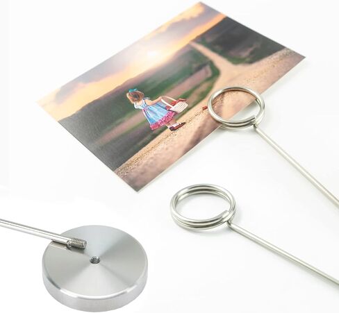 4 قطع حامل أرقام الطاولة، حامل صور، حامل مكتبي لبطاقات زفاف عيد الميلاد، بطاقات هدايا المكتب، لافتة الطاولة، لافتات الطعام، عرض الصور (3.9 بوصة، 5.9 بوصة، 7.9 بوصة، 9.8 بوصة) in Kuwait