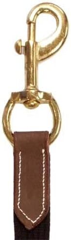 Derby Originals Horse Tack 7' Leather and Web Lead with Stopper in Saudi Arabia