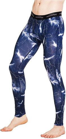 سراويل COOLOMG الشبابية المضغوطة، سراويل ضيقة للرجال للجري والجري في صالة الألعاب الرياضية in Kuwait