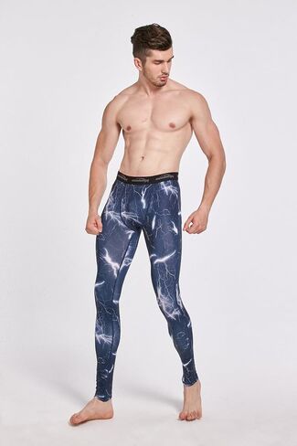 سراويل COOLOMG الشبابية المضغوطة، سراويل ضيقة للرجال للجري والجري في صالة الألعاب الرياضية in Kuwait