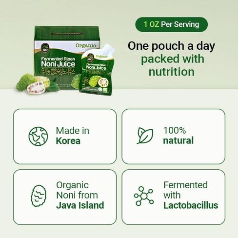 Organic Fermented Noni 30pack * 1 fl oz in Saudi Arabia