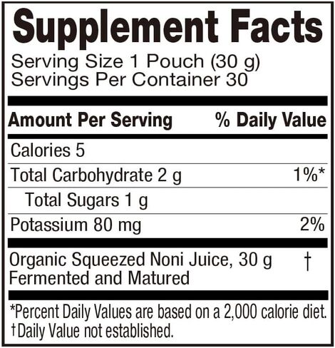 Organic Fermented Noni 30pack * 1 fl oz in Saudi Arabia