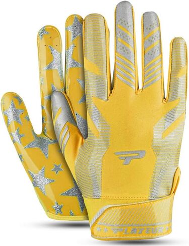 براءة اختراع سلسلة ستار سيجنتشر | قفازات استقبال عريضة لاصقة للأطفال والكبار وقفازات كرة القدم للشباب، أفضل ملاءمة، متينة للغاية، لزجة إلى الأبد - أفضل هدية لقفازات كرة القدم للشباب الأولاد 8-12 in Kuwait