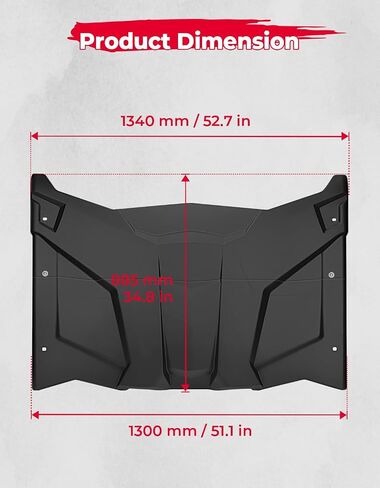 سقف KEMIMOTO X3، سطح صلب متوافق مع Can Am Maverick X3 2017-2024 قطعتان من السقف العلوي واقي من الشمس يحل محل OEM #715002902 in Saudi Arabia