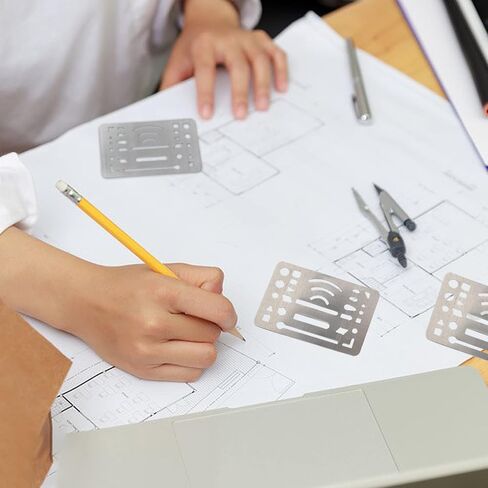 4 قطع ممحاة درع ممحاة قالب الفولاذ المقاوم للصدأ محو درع معدني رسم قالب درع صياغة أدوات للتصميم الميكانيكي in Saudi Arabia
