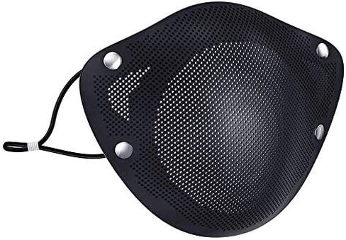 قناع سيليكون قابل لإعادة الاستخدام مع مرشحات داخلية قابلة للاستبدال (أسود) in Kuwait