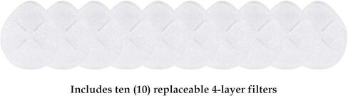 قناع سيليكون قابل لإعادة الاستخدام مع مرشحات داخلية قابلة للاستبدال (أسود) in Kuwait