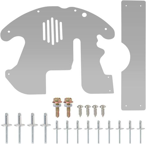 Aluminium Catalytic Converter Shield Compatible with 2010-2015 Toyota Prius Silvery Effective Anti-theft Catalytic Converter Protection in Kuwait