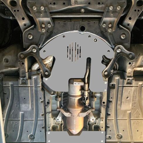 Aluminium Catalytic Converter Shield Compatible with 2010-2015 Toyota Prius Silvery Effective Anti-theft Catalytic Converter Protection in Kuwait