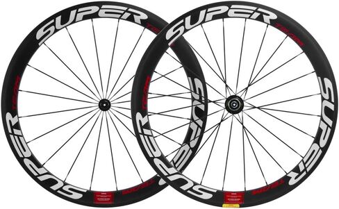 Superteam 50mm الفاصلة العجلات 700c 23mm عرض الدراجات سباق الطريق عجلة الكربون صائق in Kuwait