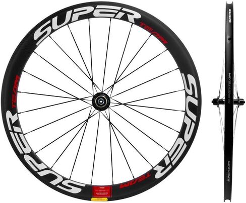 Superteam 50mm الفاصلة العجلات 700c 23mm عرض الدراجات سباق الطريق عجلة الكربون صائق in Kuwait