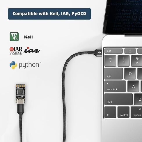 3 قطع USB C DAPLink محاكي لـ ARM Cortex HICs وST-Link/V2 (STM32F103CB) وJ-Link OB (Atmel SAM3U) مبرمج بديل ومصحح أخطاء بتردد 216 ميجاهرتز، ذاكرة الوصول العشوائي 96 كيلو بايت، سحب وإسقاط القرص U in Saudi Arabia