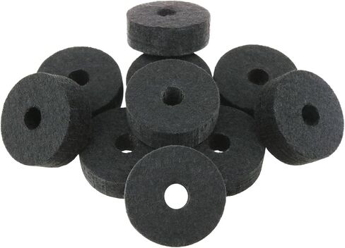 مجموعة الطبول وسادات اللباد الصنج 40 مم من اللباد الصنج الطبل وسادات اللباد الصنج مجموعة الطبول وسادات اللباد الصنج هي ملحقات بديلة (أسود) 10 قطع in Kuwait