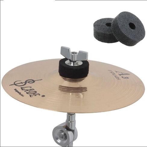 مجموعة الطبول وسادات اللباد الصنج 40 مم من اللباد الصنج الطبل وسادات اللباد الصنج مجموعة الطبول وسادات اللباد الصنج هي ملحقات بديلة (أسود) 10 قطع in Kuwait